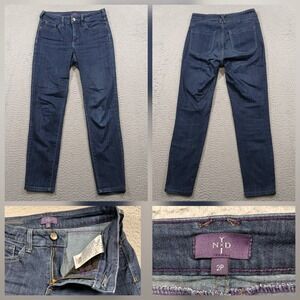 NYDJ Ami Skinny Legging Jeans Women's 2P Dark Wash Lift Tuck Made in USA EUC